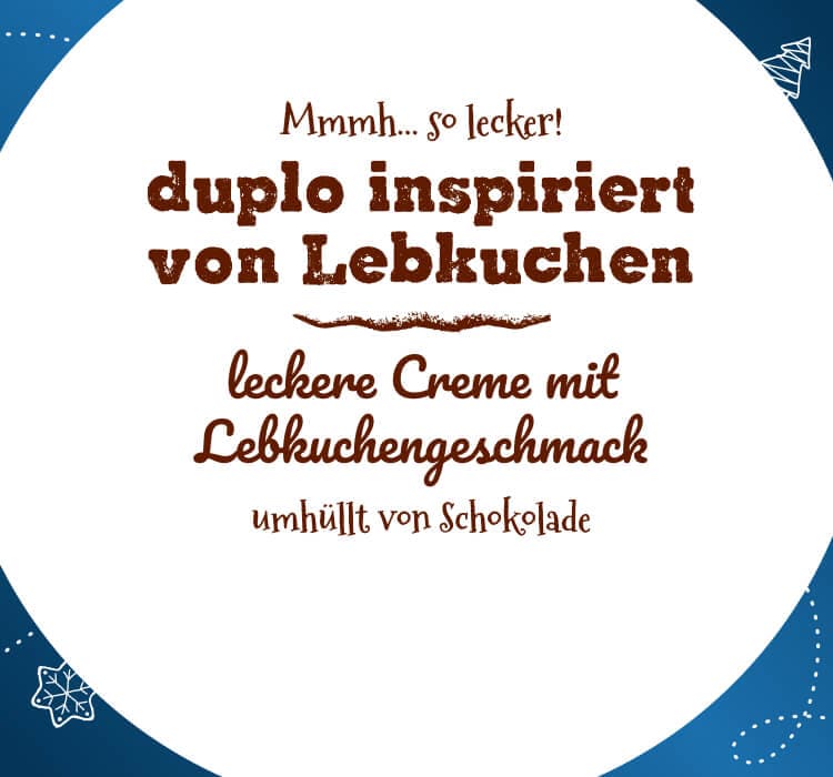 duplo inspiriert von Lebkuchen
