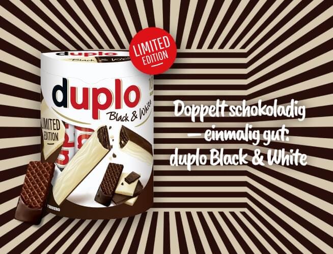 duplo Black & White Limited Edition - Doppelt schokoladig - einmalig gut